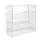 Acrylic Countertop Display Case Storage Shelf Stand Donut Cookie Display Cabinet