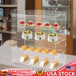 Acrylic Countertop Display Case Storage Shelf Stand Donut Cookie Display Cabinet