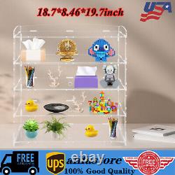 Acrylic Countertop Display Case Storage Shelf Stand Donut Cookie Display Cabinet