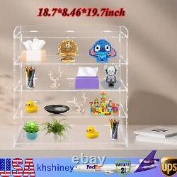 Acrylic Countertop Display Case Storage Shelf Stand Donut Cookie Display Cabinet