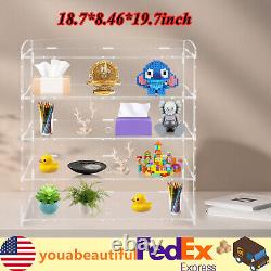 Acrylic Countertop Display Case Storage Shelf Stand Donut Cookie Display Cabinet