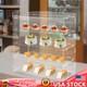 Acrylic Countertop Display Case Storage Shelf Stand Donut Cookie Display Cabinet
