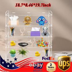 Acrylic Countertop Display Case Storage Shelf Stand Donut Cookie Display Cabinet