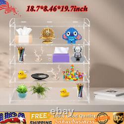 Acrylic Countertop Display Case Storage Shelf Stand Donut Cookie Display Cabinet