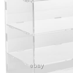 Acrylic Countertop Display Case Storage Shelf Stand Donut Cookie Display Cabinet