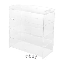 Acrylic Countertop Display Case Storage Shelf Stand Donut Cookie Display Cabinet
