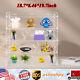 Acrylic Countertop Display Case Storage Shelf Stand Donut Cookies Holder Cabinet