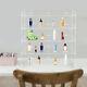 Acrylic Countertop Display Case Storage Shelf Stand Donut Cookies Holder Cabinet