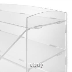 Acrylic Display Case 5 Tiers for Rock Collection Tabletop Clear Retail Display