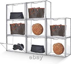 Acrylic Display Case Clear Plastic Purse and Handbag Storage Organizer For