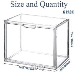 Acrylic Display Case Clear Plastic Purse and Handbag Storage Organizer for