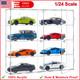 Acrylic Display Case For 1/24 Scale Diecast Storage, 4 Levels 8 Slots Toy Cars