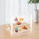 Acrylic Display Case Large Capacity Transparent Candy Storage Magnetic Door