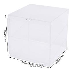 Acrylic Display Case Large Capacity Transparent Candy Storage Magnetic Door