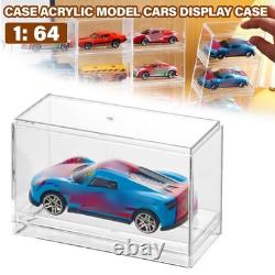 Acrylic Display Case Organizer for 1/64 Scale Diecast Model Car Storage Box