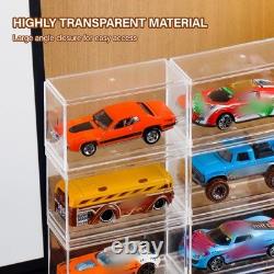 Acrylic Display Case Organizer for 1/64 Scale Diecast Model Car Storage Box