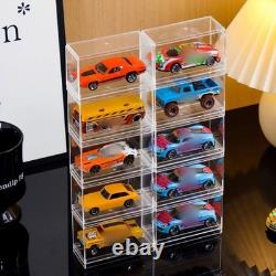 Acrylic Display Case Organizer for 1/64 Scale Diecast Model Car Storage Box