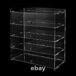 Acrylic Display Case Storage Shelf Stand Donut Cookie Display Cabinet Countertop