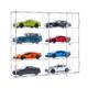 Acrylic Display Case For 1/24 Scale Diecast Storage, 4 Levels 8 Slots Cars Sh
