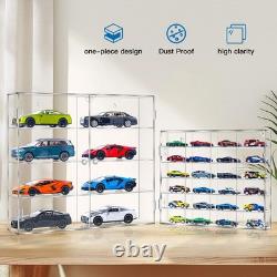 Acrylic Display Case for 1/24 Scale Diecast Storage, 4 Levels 8 Slots Cars Sh
