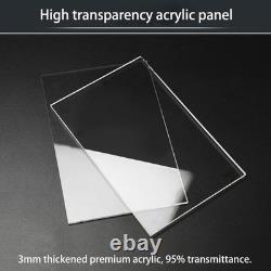 Acrylic Display Case for Large Collectibles, 29 inch Tall Clear Display Box f