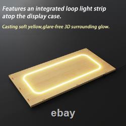 Acrylic Display Case with LED Light, Large Display Case for 1/8 Scale