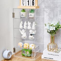Acrylic Display Case with Lock Key Countertop Display Case Clear Showcase Dis