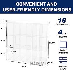 Acrylic Retail Display Case Candy Cabinet Counter Top Assembled Showcase for