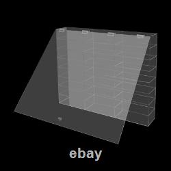 Acrylic Toy Car Display Case Clear Display Box Wall Mounted Toy Display Shelf US