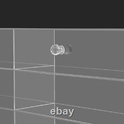 Acrylic Toy Car Display Case Clear Display Box Wall Mounted Toy Display Shelf US