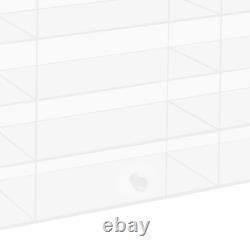 Acrylic Toy Car Display Case Clear Display Box Wall Mounted Toy Display Shelf US