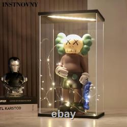 Action Figure Display Case 16x14 Figurine Acrylic LED Diecast Collectibles Box