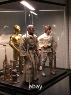 Action Figure Display Case 16x14 Figurine Acrylic LED Diecast Collectibles Box