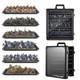 Alu Miniature Storage Case, Miniatures Carrying Case With 6 Magnetic Metal Trays