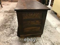 Antique 12' Sherer Seed Counter Country General Store Display Bin Cabinet