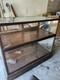 Antique 1910 General Store Mercantile Display Case Oak/glass Original Rare