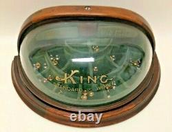 Antique Advertising Counter Top General Store Collar Stud Display Case King