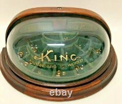 Antique Advertising Counter Top General Store Collar Stud Display Case King