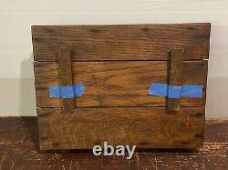 Antique Advertising Counter Top General Store Oak Display Case Zeno Chewing Gum