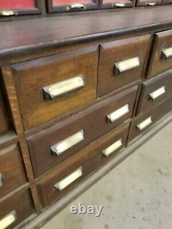 Antique American Hardware WARREN Cabinet Multi Drawer Display Storage