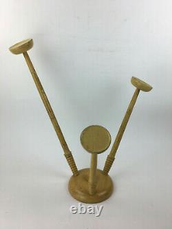 Antique Art Deco Style 1950s Mid Century Store Window Hat Rack Display Stand