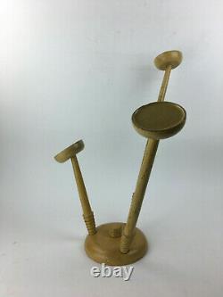 Antique Art Deco Style 1950s Mid Century Store Window Hat Rack Display Stand