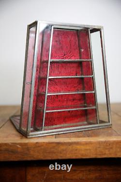 Antique Auerbach & Sons Candy Showcase General Store Glass Display Case Cabinet
