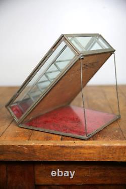 Antique Auerbach & Sons Candy Showcase General Store Glass Display Case Cabinet