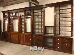 Antique Belgian Pharmacy/Drug Store Shelving, Counters, Bookcases/Display Cases