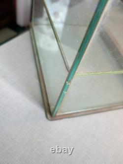 Antique Chen Yu Richard Hudnut Glass Store Display Case Cabinet Cosmetic Makeup