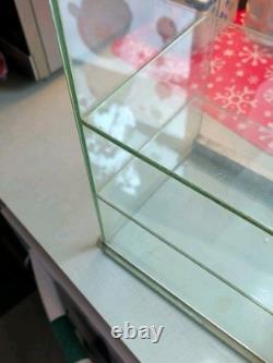 Antique Chen Yu Richard Hudnut Glass Store Display Case Cabinet Cosmetic Makeup