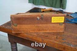 Antique Countertop Display Case Knife Jewelry Box Vintage Wood Glass Box Vintage