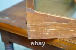 Antique Countertop Display Case Knife Jewelry Box Vintage Wood Glass Box Vintage