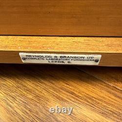 Antique Countertop Showcase General Store Laboratory Display Reynolds Branson